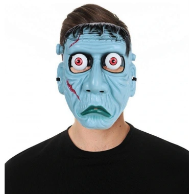 Frankenstein Temalı Sallanan Oynar Gözlü Maske
