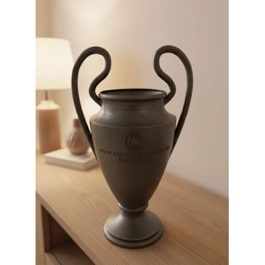 Füme Kupa 25cm UEFA Model Dekoratif Ödül Biblosu
