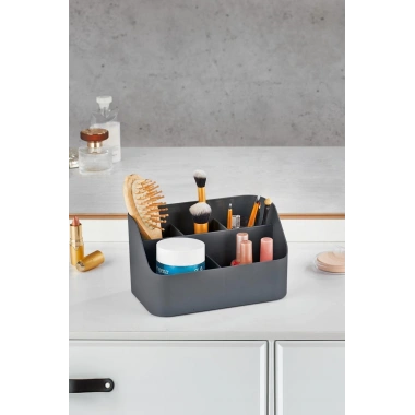 Füme Makyaj Kutusu & Kozmetik Organizeri & Çok Amaçlı Kutu