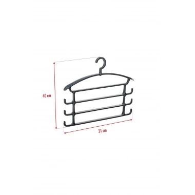 Füme Pantolon Askısı & Dolap Düzenleyici Askı
