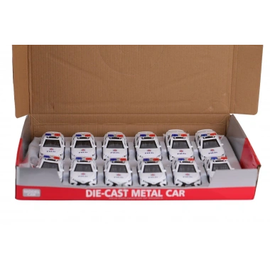 FY6238-12D DİSPLAYDA METAL ÇEK BIRAK POLİS ARABASI