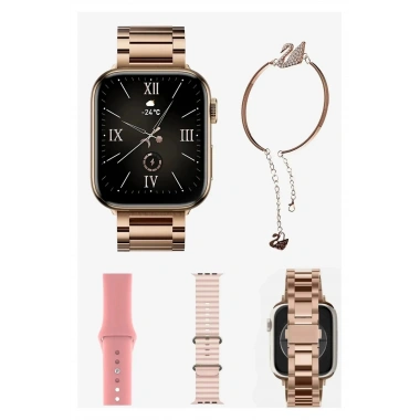 G9 Mini Gold Yetişkin 41MM Kadın Akıllı Saat