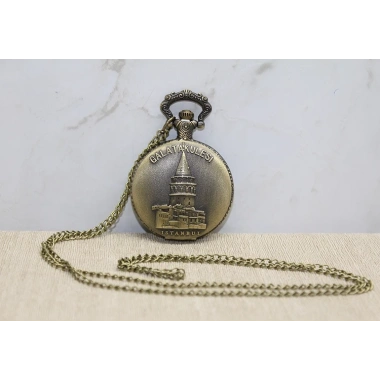 Galata Kulesi Tasarımlı Köstekli Saat