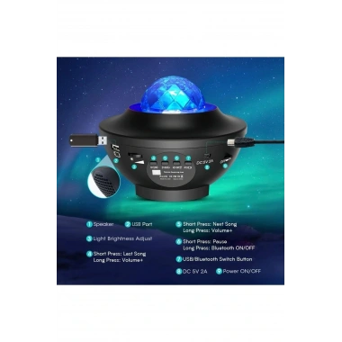 Galaxy Cover Multifonksiyon Projektör