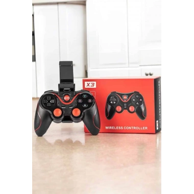 Game Stick Android Uyumlu Gamepad X3 Standlı Oyun Kolu Bluetooth Bağlantılı