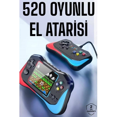 Gamepad Joystick Nostalji 500 Oyunlu 2 Li Atari Gamebox Oyun Konsolu Sup Atari