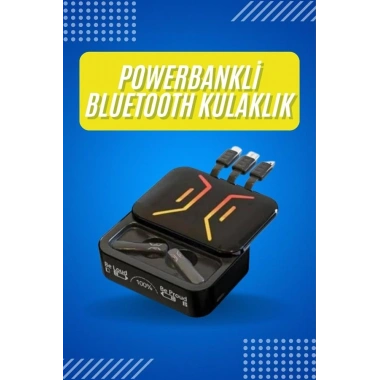 Gaming Bluetooth Kulaklık Dahili Powerbank Kablolu Düşük Gecikmeli Bluetooth 5.2