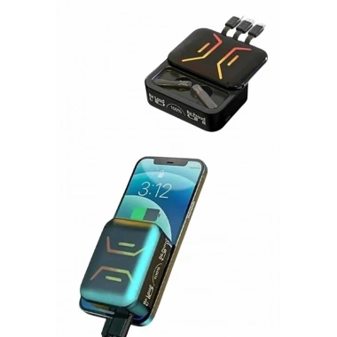 Gaming Bluetooth Kulaklık Dahili Powerbank Kablolu Düşük Gecikmeli Bluetooth 5.2