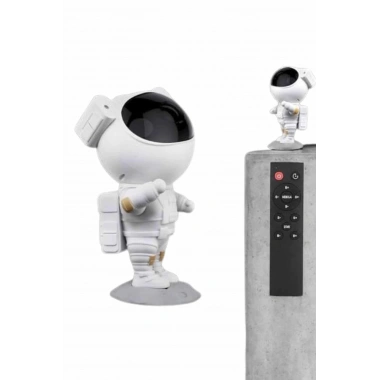 Gece Lambası Astronot Bluetooth Hoparlörlü Galaksi Işık Projektörü