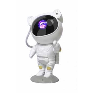 Gece Lambası Astronot Bluetooth Hoparlörlü Galaksi Işık Projektörü