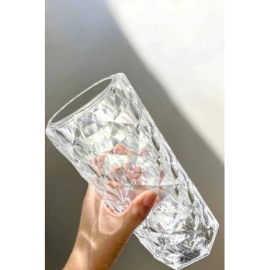 Gece Lambası Kristal Lamba Dokunmatik Şarjlı Hediyelik