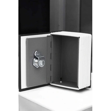 Gizli Kasa Kitap Görünümlü Anahtarlı Çelik Mini Kasa