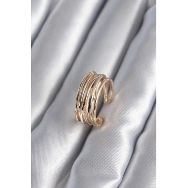 Gold Renk Ayarlanabilir Kadın Yüzük