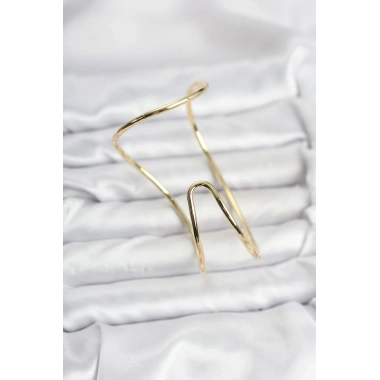 Gold Renk Pirinç El Bileziği