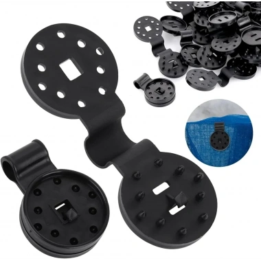 Gölgelik File Klipsi 100 Adet Gölgelik İp Geçirme Aparatı (5468)