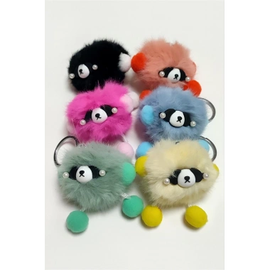 Gözlüklü Peluş Anahtarlık