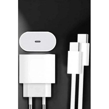 Güç Adaptörü ve Kablosu Şarj Aleti 15/15 Pro Max Uyumlu Hızlı Şarj
