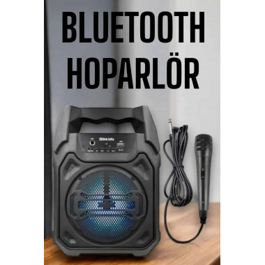 Güçlü ve Şarj Edilebilir Bluetooth Hoparlör 6.5 İnç