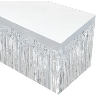 Gümüş Metalize Masa Eteği