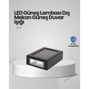 Güneş Enerjili LED Duvar Aydınlatması