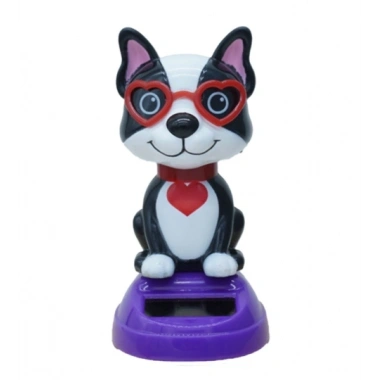 Güneş Enerjili Solar Sallanan Gözlüklü Kedi