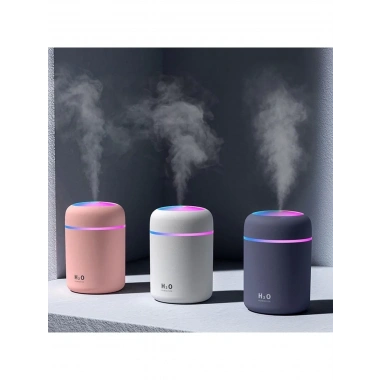 H2O LED Işıklı Mini Oda Hava Nemlendirici (5468)