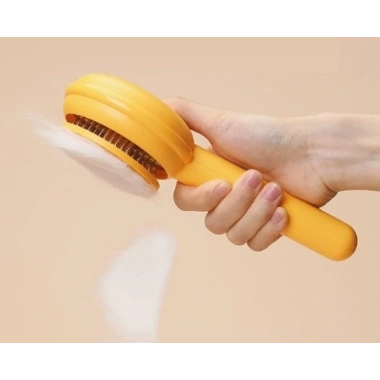 Hamburger Şekilli Otomatik Temizlenen Evcil Hayvan Fırçası (5468)