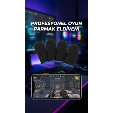 Hassas Kontrol Sunan Oyuncu Parmaklık Eldiven Seti 4lü