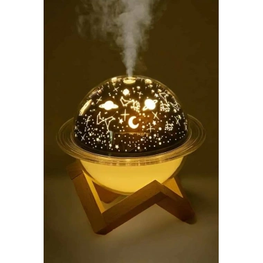 Hava Nemlendirici Masa ve Gece Lambası USB Projeksiyon Aromaterapi