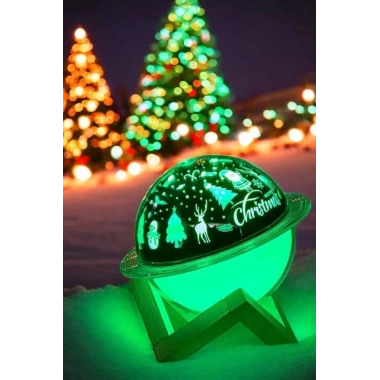 Hava Nemlendirici Masa ve Gece Lambası USB Projeksiyon Aromaterapi