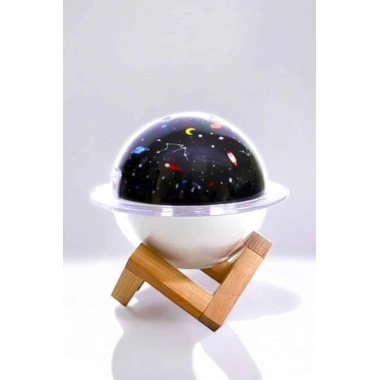 Hava Nemlendirici Masa ve Gece Lambası USB Projeksiyon Aromaterapi