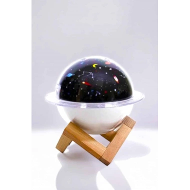 Hava Nemlendirici Masa ve Gece Lambası USB Projeksiyon Aromaterapi