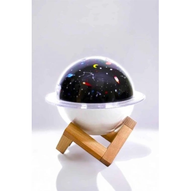 Hava Nemlendirici Masa ve Gece Lambası USB Projeksiyon Aromaterapi