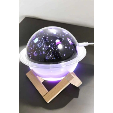 Hava Nemlendirici Projeksiyon Görünümlü USB Bağlantılı Aromaterapi