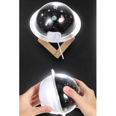 Hava Nemlendirici Projeksiyon Görünümlü USB Bağlantılı Aromaterapi