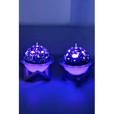 Hava Nemlendirici Projeksiyon Görünümlü USB Bağlantılı Aromaterapi