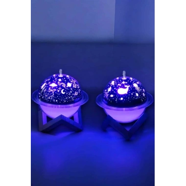 Hava Nemlendirici Projeksiyon Görünümlü USB Bağlantılı Aromaterapi