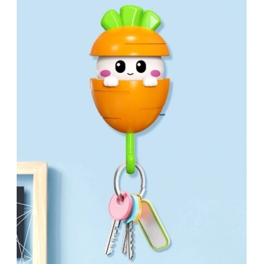 Havuç Tasarımlı Otomatik Açılan Yapışkanlı Askı (5468)