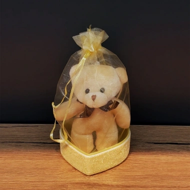 Hediyelik Kese İçinde Ayıcık