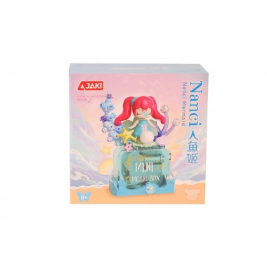 HK112 JAKİ DENİZ KIZI MÜZİK KUTUSU 131 PARÇA BLOCK