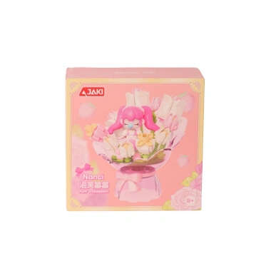 HK121 JAKİ ÇİÇEK BUKETİ 187 PARÇA BLOCK OYUNCAK