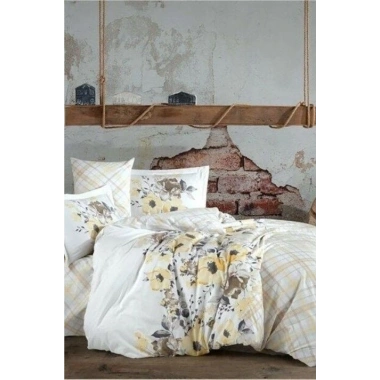 Hobby Kingsize Poplin Nevresim Belinda Sarı