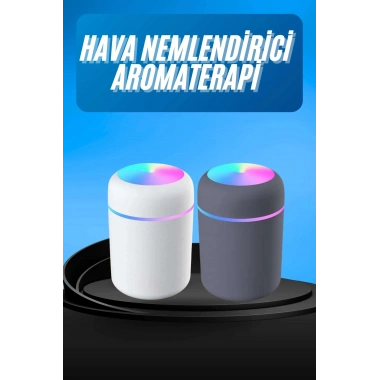 Humidifier LED Işıklı Mini Ortam Oda Kokusu Aromaterapi Buhardanlık