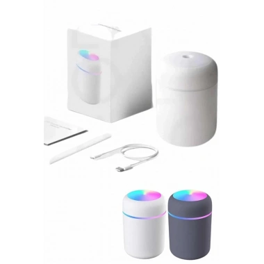 Humidifier LED Işıklı Mini Ortam Oda Kokusu Aromaterapi Buhardanlık