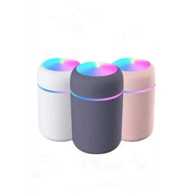 Humidifier LED Işıklı Mini Ortam Oda Kokusu Aromaterapi Buhardanlık