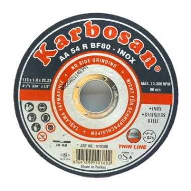 İNOX METAL KESİCİ DİSK 115MMX1.0X22 (5468)