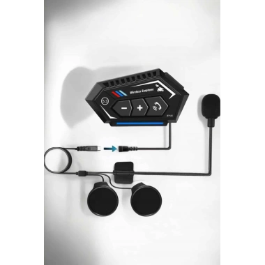 İnterkom Intercom Kask Kulaklık Bt22 Bluetooth Motosiklet Kulaklık 5.0 Bluetooth