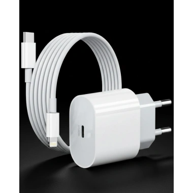 iPhone 14 13 12 11 Uyumlu 20W Hızlı Şarj Adaptörü Lightning Kablo Seti