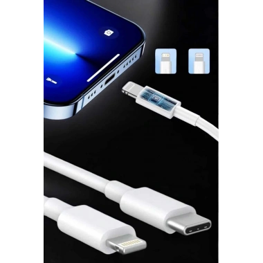 Iphone İOS Uyumlu Hızlı Şarj Kablosu Type C To Lightning 12 13 14 15 Pro Max
