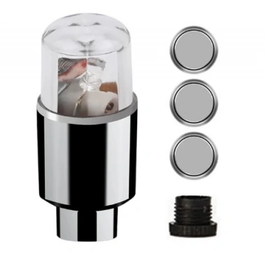 Işıklı Bisiklet Araba Sibop Kapağı 2 Adet (5468)